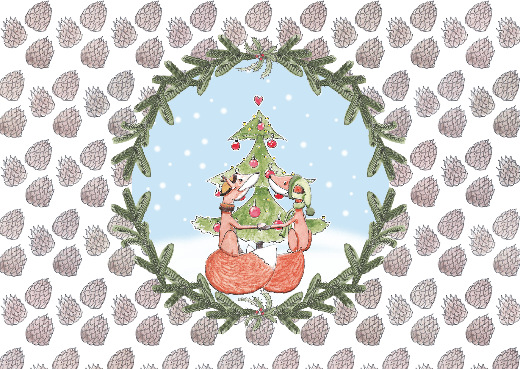 Weihnachten zusammen