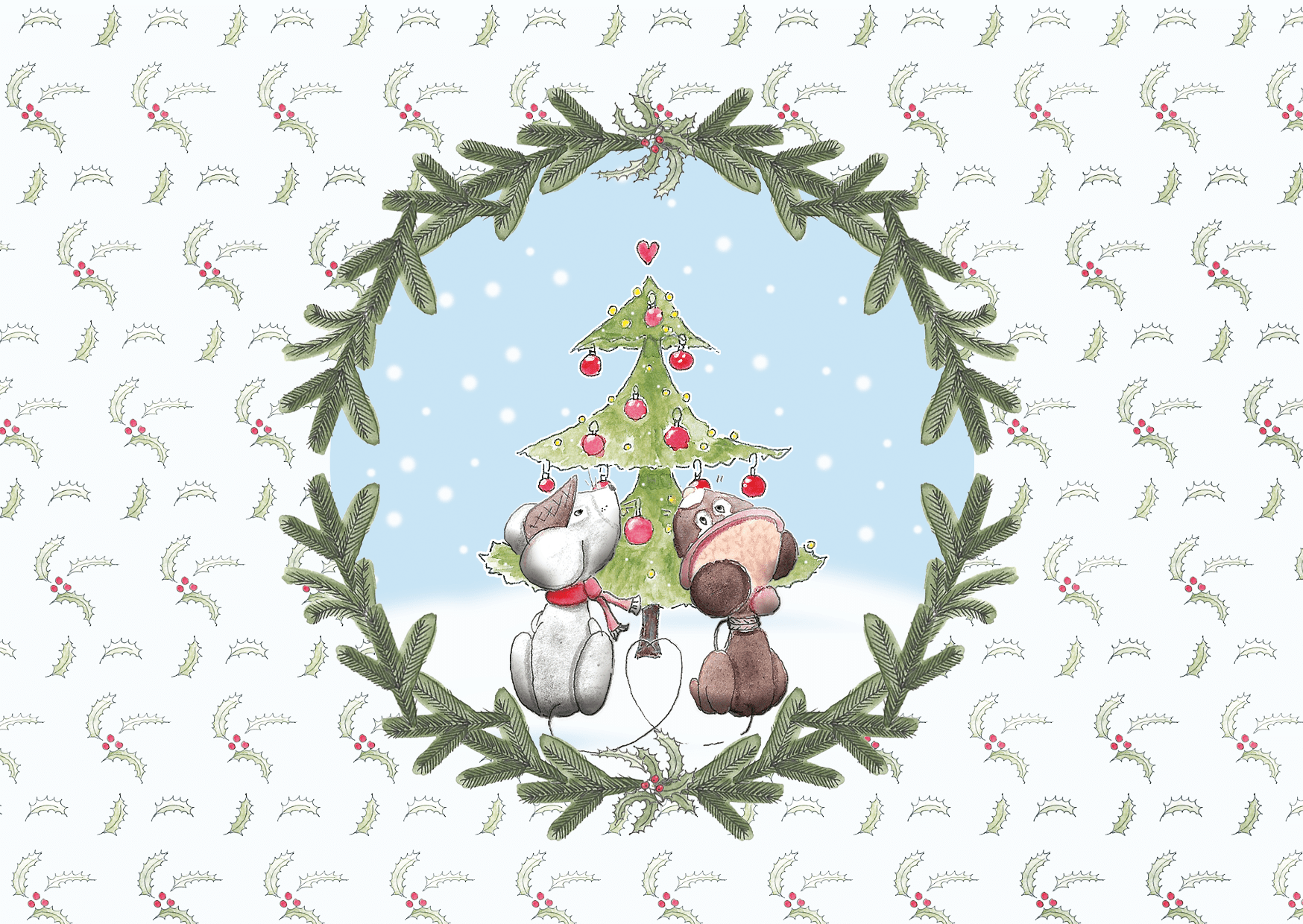 Weihnachten zusammen